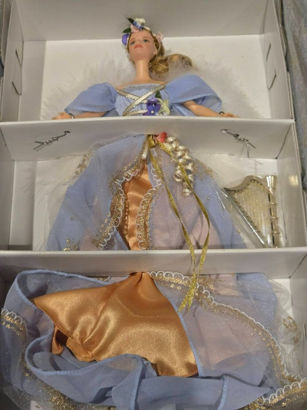 Collector harpist barbie